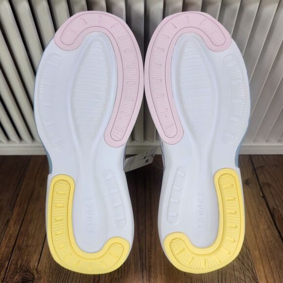 Adidas Bounce Alphaedge+ IF7286 Womens Size 9.5 Gray Pink Running Sneakers Shoes - Picture 8 of 11